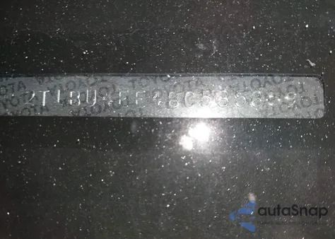 2011 Toyota Corolla S z USA, uszkodzony, nr VIN 2T1BU4EE4BC585859